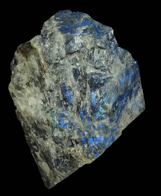 Anorthite var. Labradorite from Nain, Labrador, Newfoundland, Canada (Type Locality for Labradorite)