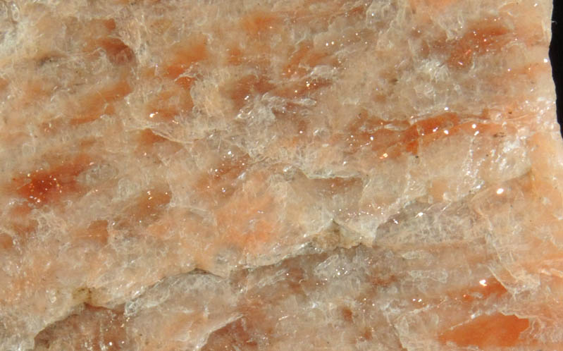 Microcline var. Sunstone from Mineral Hill, Media, Delaware County, Pennsylvania