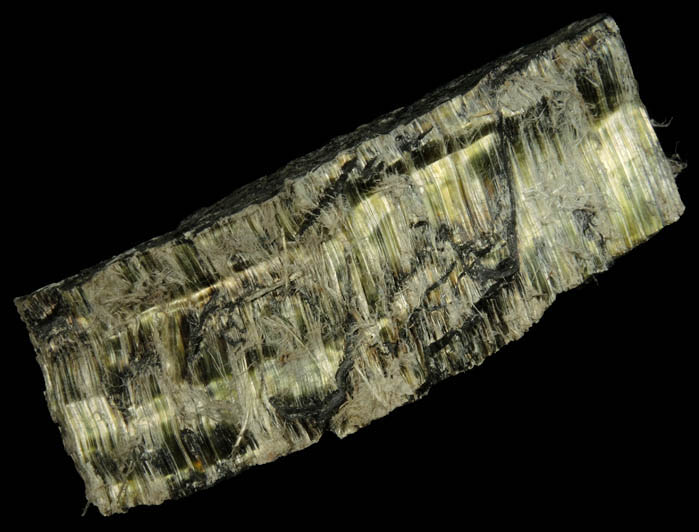 Clinochrysotile from Pylesville (probably Jenkins Asbestos Mine), Hartford County, Maryland