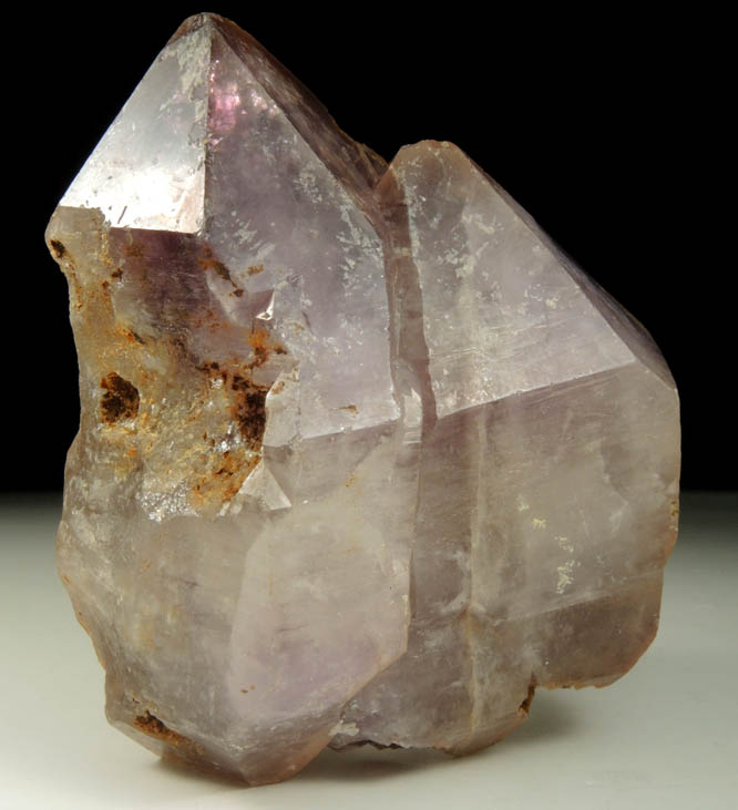 Quartz var. Amethyst from (attributed to Mt. Pleasant), Lancaster County, Pennsylvania