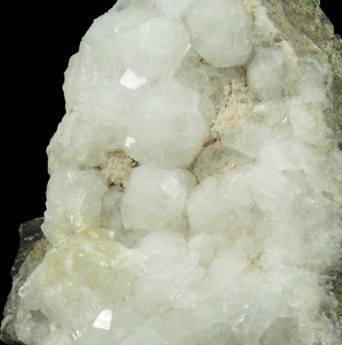 Analcime with Datolite and Aragonite from Paterson (probably New Street Quarry), Passaic County, New Jersey