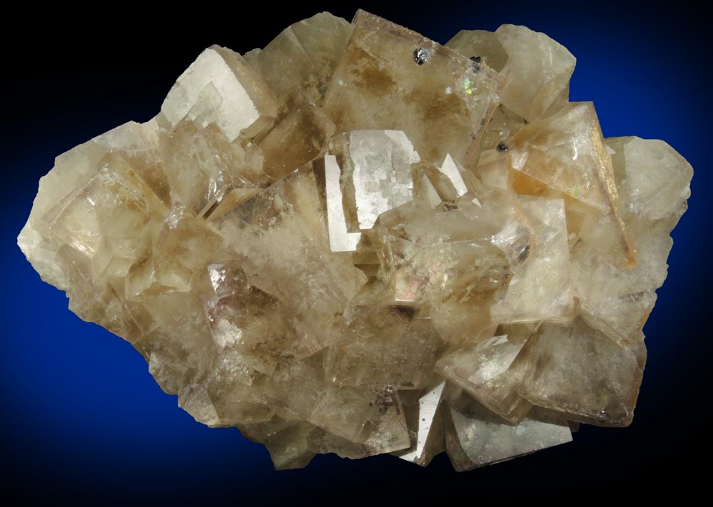 Fluorite with minor Sphalerite from Weardale District (probably West Pastures Mine), County Durham, England