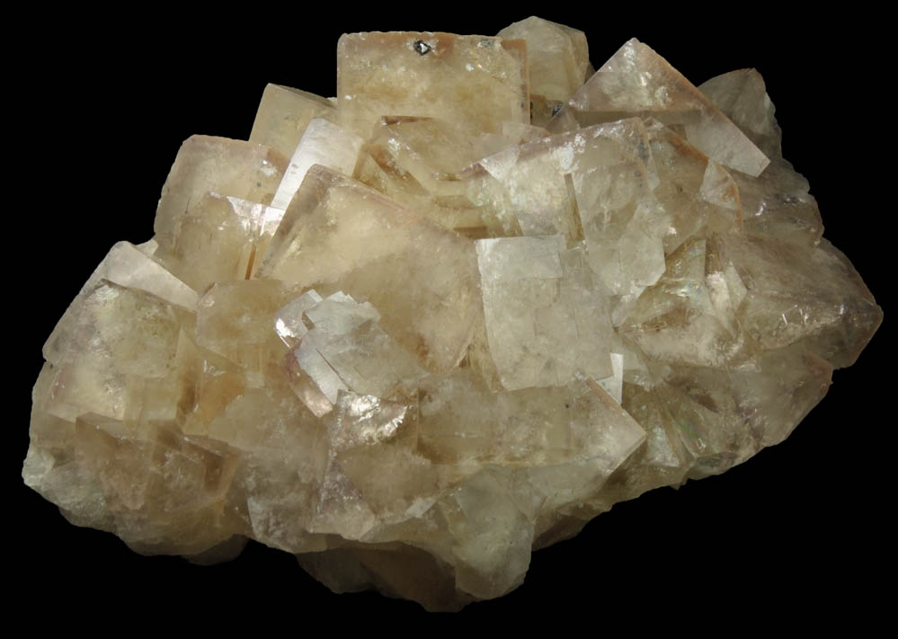 Fluorite with minor Sphalerite from Weardale District (probably West Pastures Mine), County Durham, England