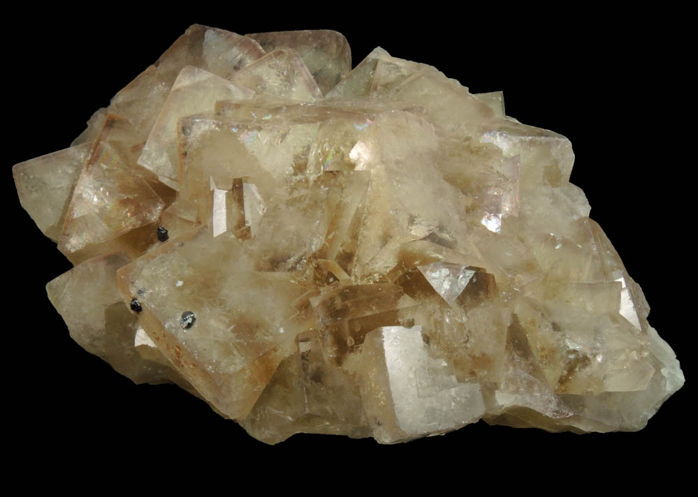 Fluorite with minor Sphalerite from Weardale District (probably West Pastures Mine), County Durham, England