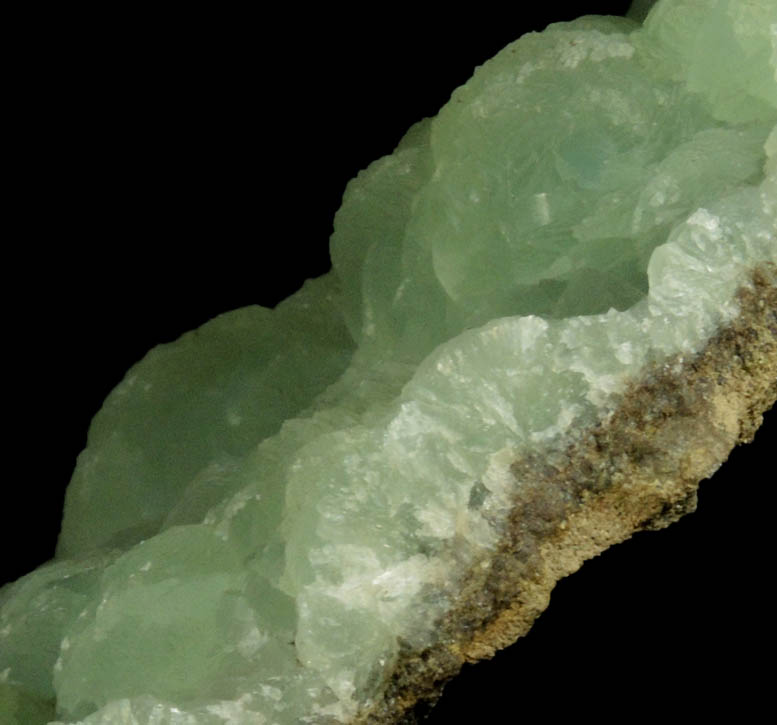 Prehnite from Paterson (probably New Street Quarry), Passaic County, New Jersey