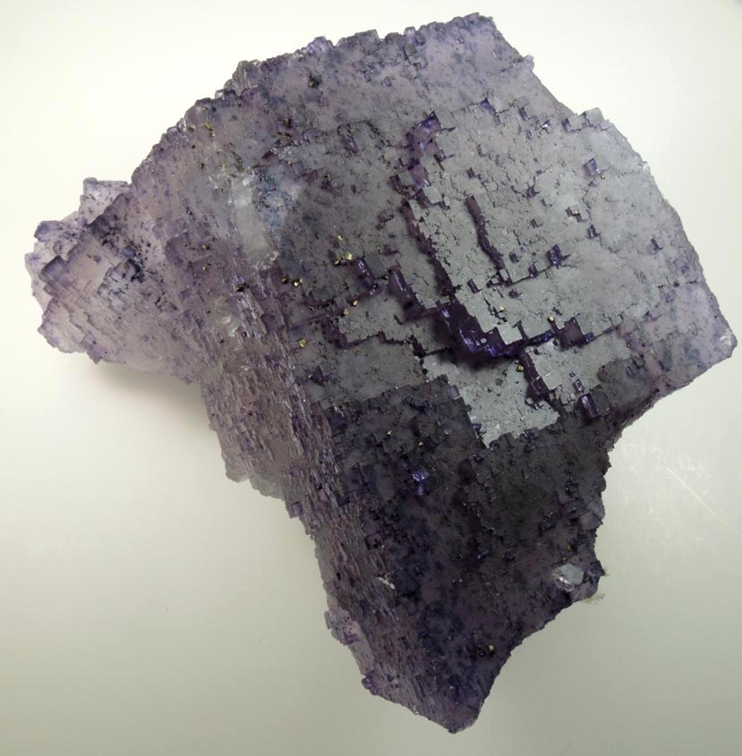 Fluorite with minor Chalcopyrite from Cave-in-Rock District, Hardin County, Illinois