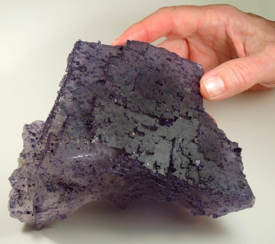 Fluorite with minor Chalcopyrite from Cave-in-Rock District, Hardin County, Illinois