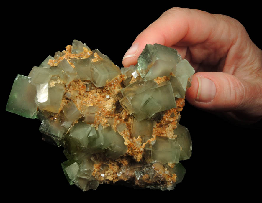 Fluorite with minor Calcite from Huangshaping Mine, Chenzhou, Hunan, China