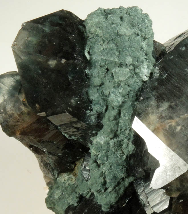 Quartz var. Smoky Quartz with Foitite-Elbaite Tourmaline from NE of Swakopmund, Erongo Region, Namibia