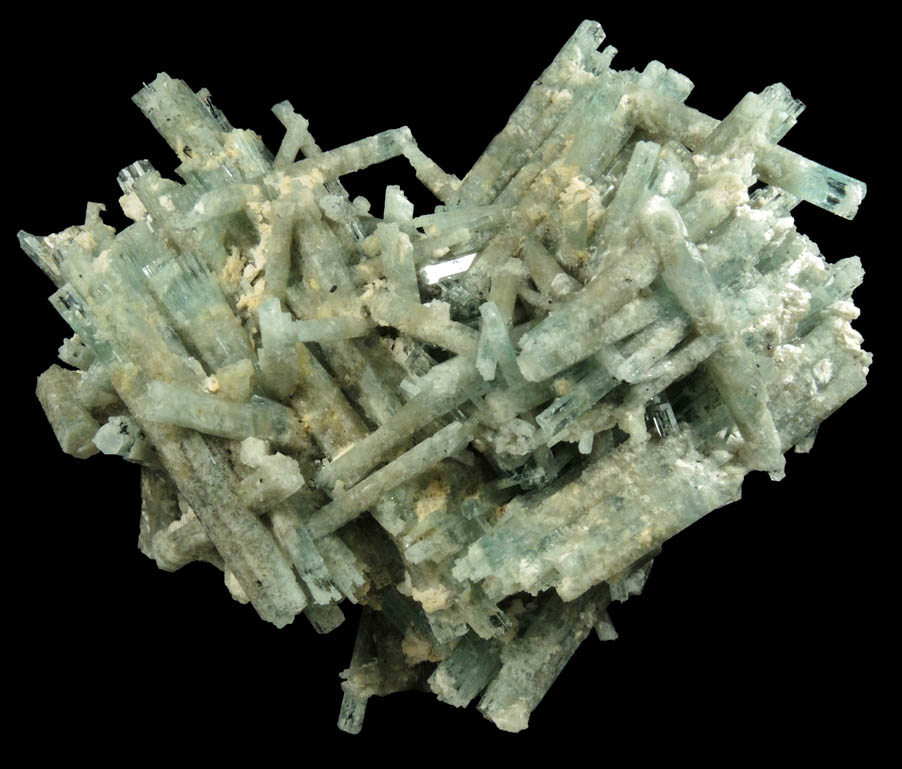 Beryl var. Aquamarine with minor Microcline from Erongo Mountains, 20 km north of Usakos, Damaraland, Namibia