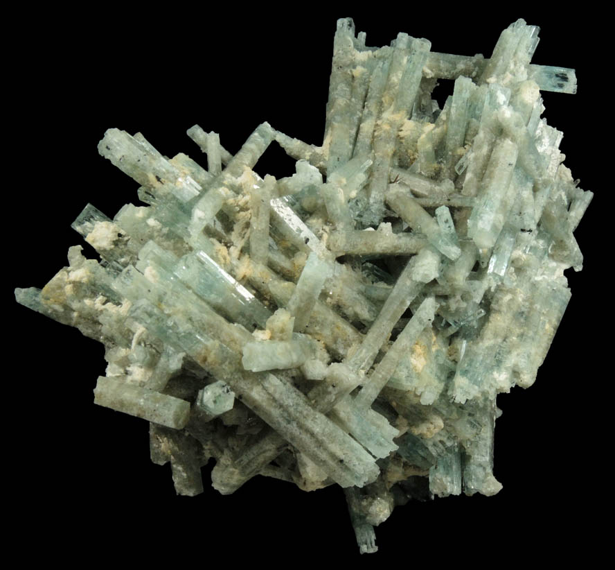 Beryl var. Aquamarine with minor Microcline from Erongo Mountains, 20 km north of Usakos, Damaraland, Namibia