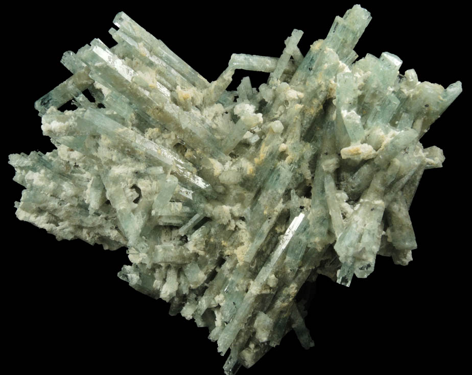 Beryl var. Aquamarine with minor Microcline from Erongo Mountains, 20 km north of Usakos, Damaraland, Namibia