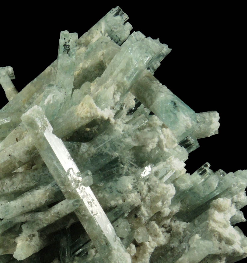 Beryl var. Aquamarine with minor Microcline from Erongo Mountains, 20 km north of Usakos, Damaraland, Namibia