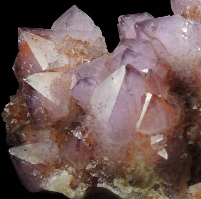 Quartz var. Amethyst (Cactus Quartz) from Boekenhouthoek area, Mpumalanga Province, South Africa