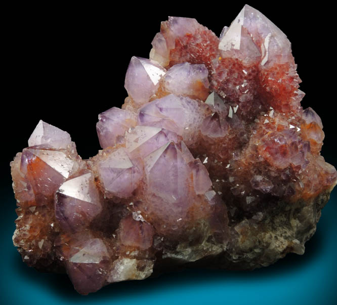 Quartz var. Amethyst (Cactus Quartz) from Boekenhouthoek area, Mpumalanga Province, South Africa