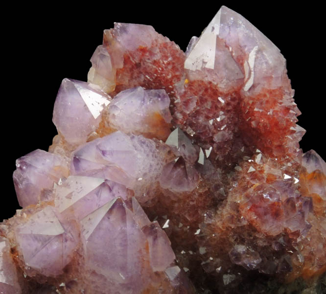 Quartz var. Amethyst (Cactus Quartz) from Boekenhouthoek area, Mpumalanga Province, South Africa