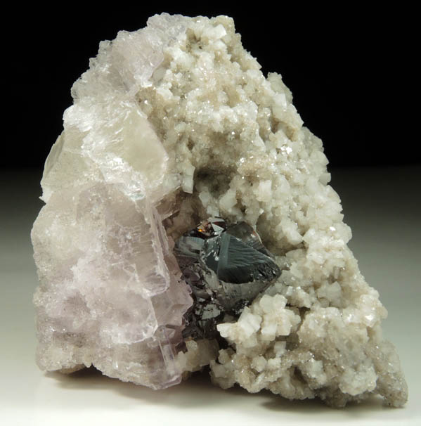 Sphalerite, Fluorite, Dolomite from Elmwood Mine, Carthage, Smith County, Tennessee