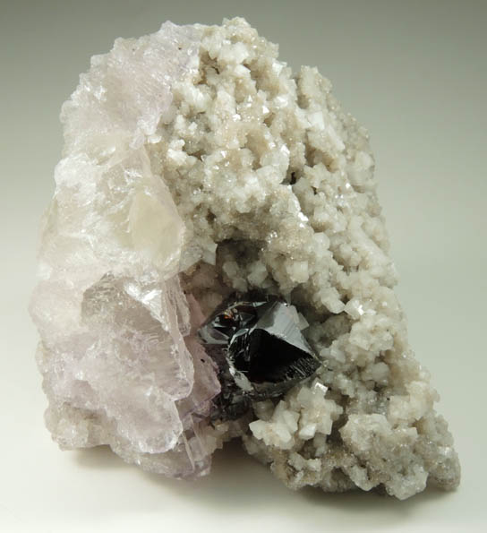 Sphalerite, Fluorite, Dolomite from Elmwood Mine, Carthage, Smith County, Tennessee