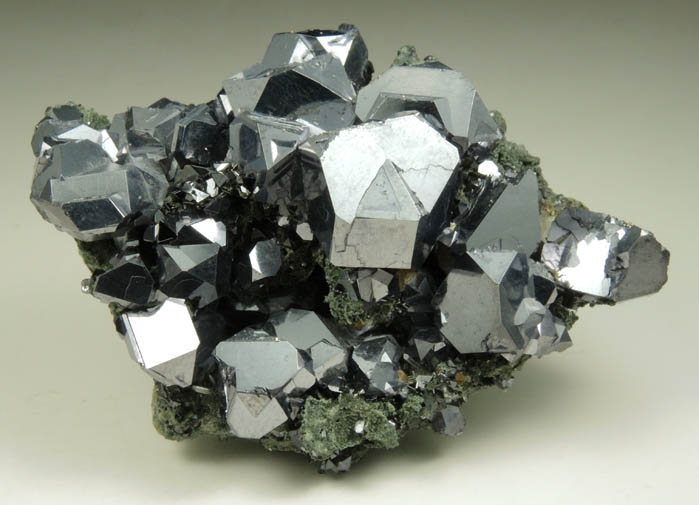 Galena (Spinel Law-twinned), Sphalerite, Pyrite from Gyudyurska Mine, Zlatograd, Smolyan Oblast, Bulgaria