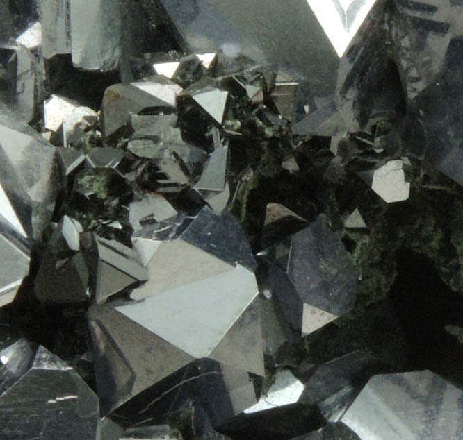 Galena (Spinel Law-twinned), Sphalerite, Pyrite from Gyudyurska Mine, Zlatograd, Smolyan Oblast, Bulgaria