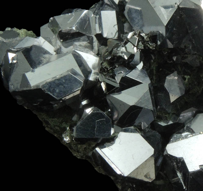 Galena (Spinel Law-twinned), Sphalerite, Pyrite from Gyudyurska Mine, Zlatograd, Smolyan Oblast, Bulgaria