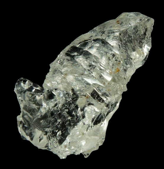 Beryl var. Goshenite (etched gem-grade crystal) from Minas Gerais, Brazil
