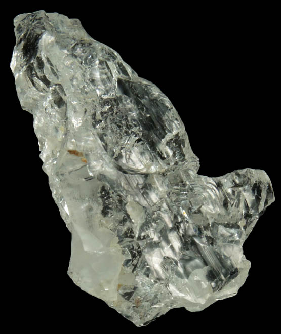 Beryl var. Goshenite (etched gem-grade crystal) from Minas Gerais, Brazil