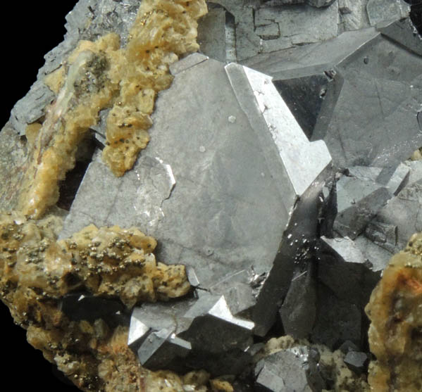 Galena, Siderite, Pyrite from Neudorf, Sachsen-Anhalt, Germany