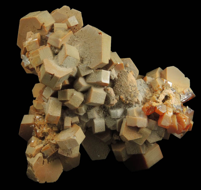 Vanadinite from Mibladen, Haute Moulouya Basin, Zeida-Aouli-Mibladen belt, Midelt Province, Morocco