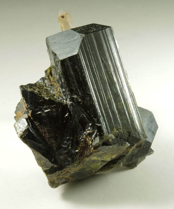 Epidote (twinned crystals) with Quartz from Green Monster Mountain, south of Sulzer, Prince of Wales Island, Alaska