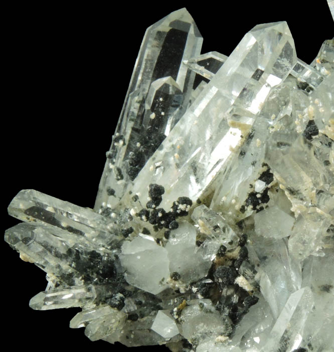 Quartz with Galena on Epidote from Krushev Dol Mine, Madan District, Rhodope Mountains, Bulgaria