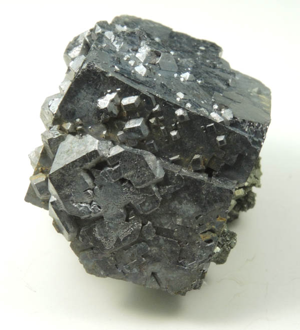 Galena (cubic crystal with octahedral Galena overgrowth) from Tri-State Lead-Zinc Mining District, near Joplin, Jasper County, Missouri