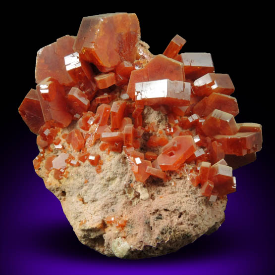 Vanadinite from Mibladen, Haute Moulouya Basin, Zeida-Aouli-Mibladen belt, Midelt Province, Morocco