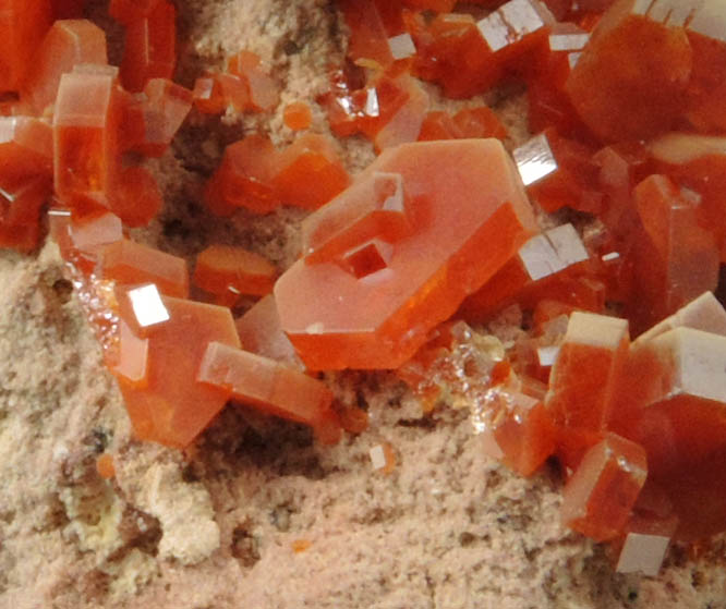 Vanadinite from Mibladen, Haute Moulouya Basin, Zeida-Aouli-Mibladen belt, Midelt Province, Morocco