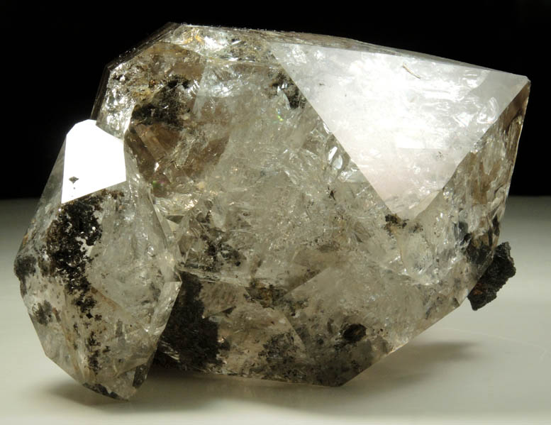 Quartz var. Herkimer Diamond from Paradise Falls, Newport, Herkimer County, New York