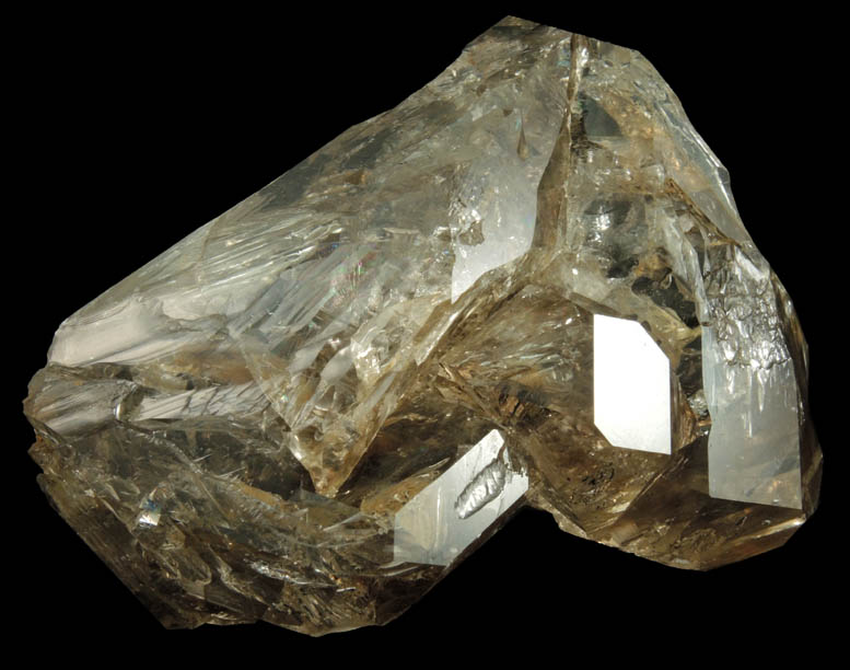 Quartz var. Herkimer Diamond (skeletal habit) from Treasure Mountain Diamond Mine, Little Falls, Herkimer County, New York