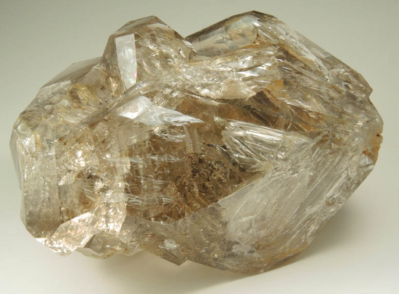 Quartz var. Herkimer Diamond (skeletal habit) from Treasure Mountain Diamond Mine, Little Falls, Herkimer County, New York