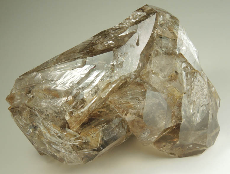 Quartz var. Herkimer Diamond (skeletal habit) from Treasure Mountain Diamond Mine, Little Falls, Herkimer County, New York