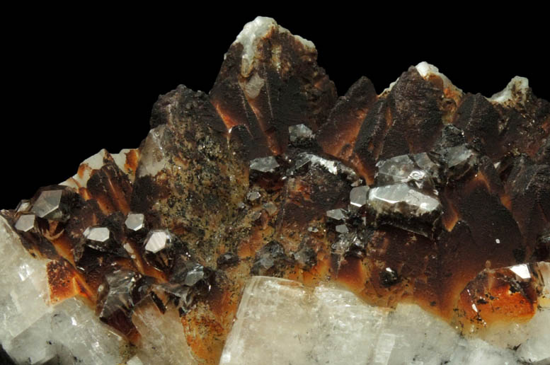 Calcite with Limonite from Lowville, Lewis County, New York