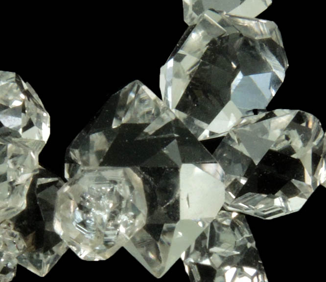 Quartz var. Herkimer Diamonds from Paradise Falls, Newport, Herkimer County, New York