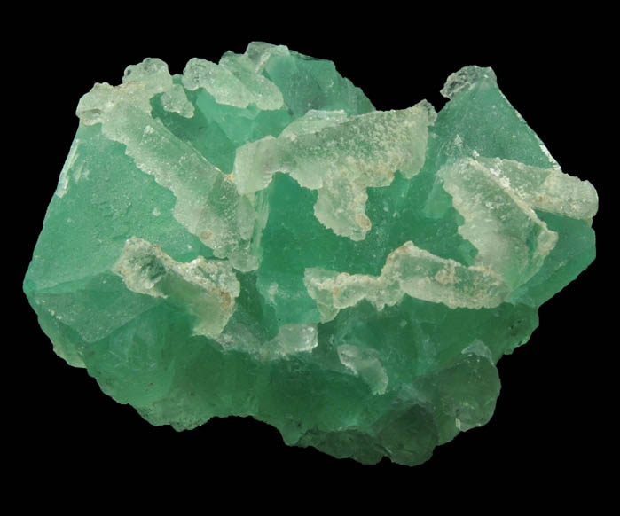 Fluorite with second generation Fluorite overgrowth from Riemvasmaak, Northern Cape Province, South Africa