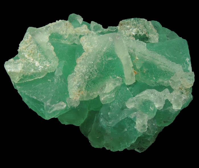 Fluorite with second generation Fluorite overgrowth from Riemvasmaak, Northern Cape Province, South Africa