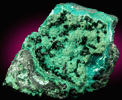 Malachite on Chrysocolla from Mashamba West Mine, 13 km west of Kolwezi, Katanga Copperbelt, Lualaba Province, Democratic Republic of the Congo