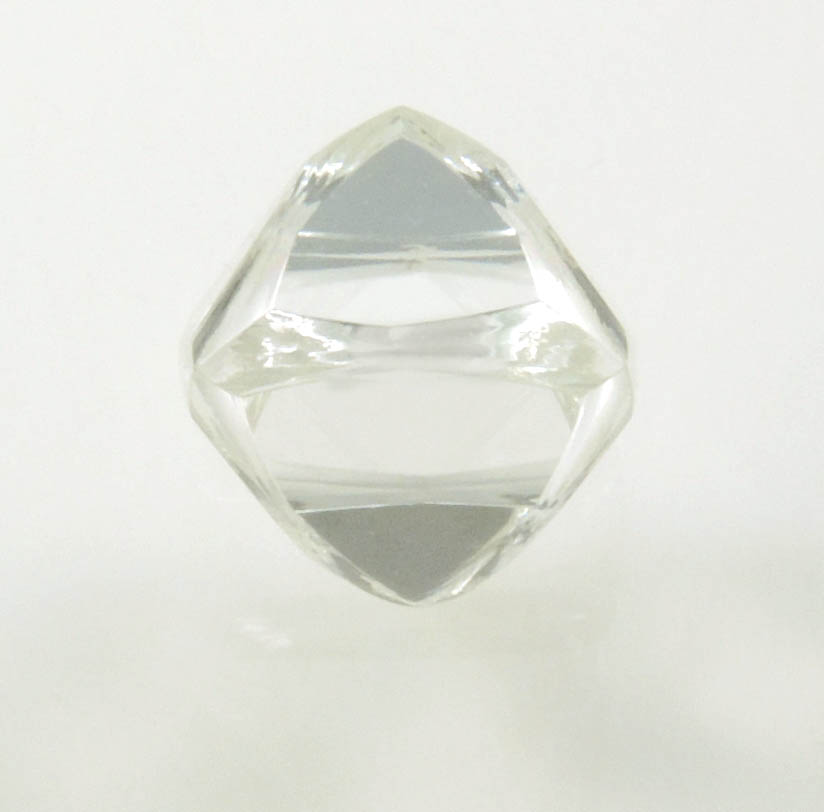 Diamond 1.63 carat flawless colorless octahedral crystal from Northern Cape Province, South Africa