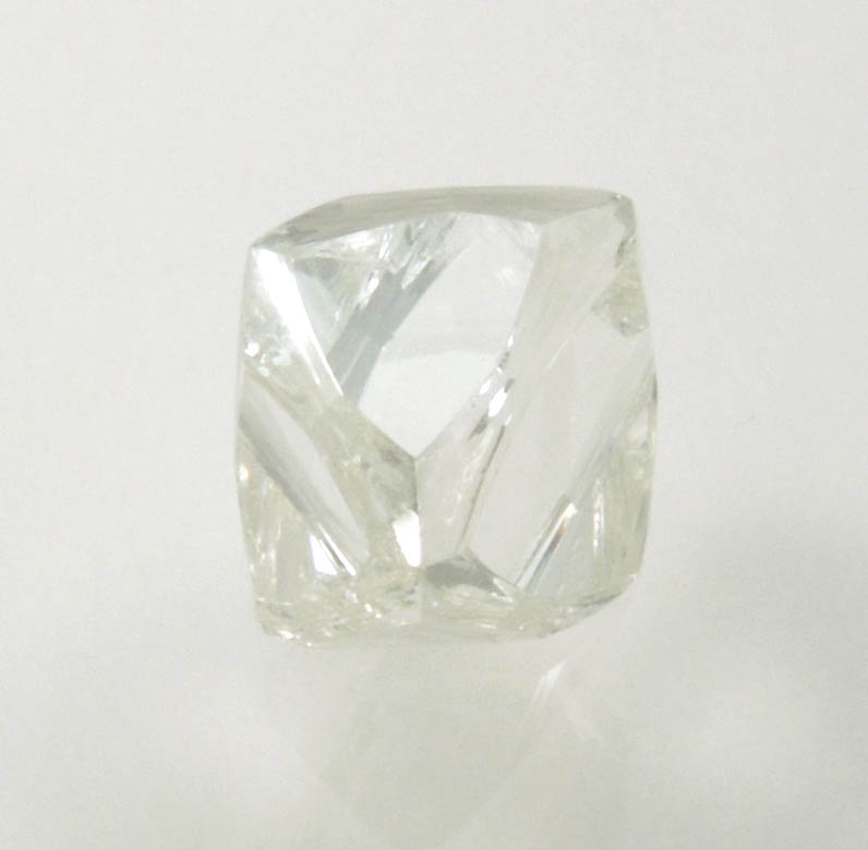 Diamond 1.63 carat flawless colorless octahedral crystal from Northern Cape Province, South Africa