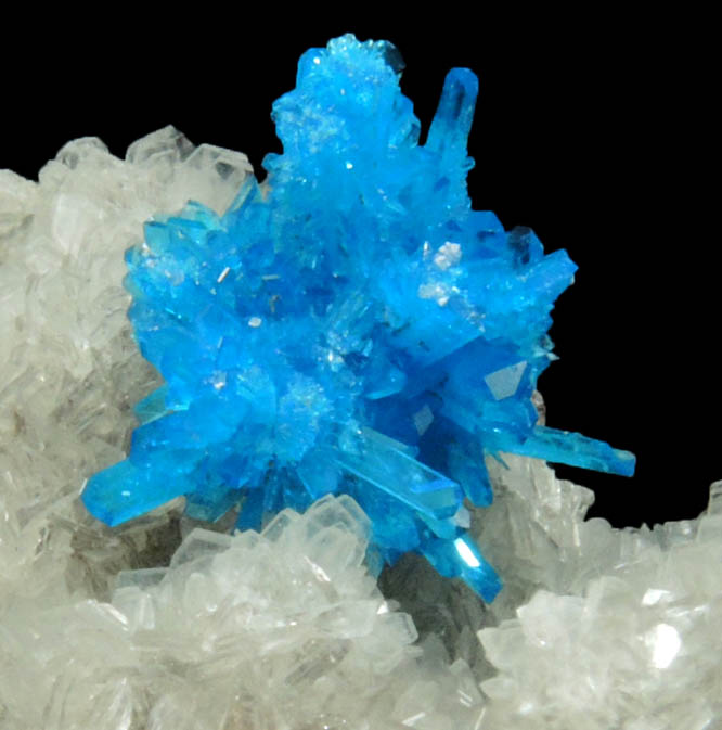 Cavansite-Pentagonite on Stilbite from Wagholi Quarry, Maharashtra, India