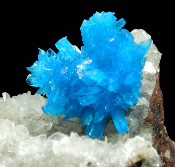 Cavansite-Pentagonite on Stilbite from Wagholi Quarry, Maharashtra, India