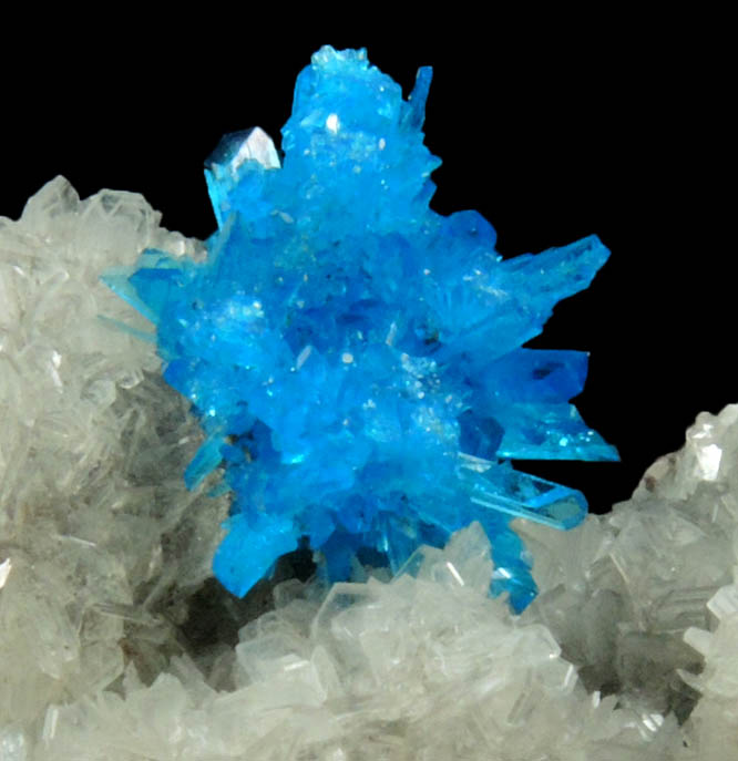 Cavansite-Pentagonite on Stilbite from Wagholi Quarry, Maharashtra, India