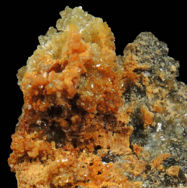 Willemite and Mimetite from Chah Milleh Mine, Anarak District, Esfahan Province, Iran