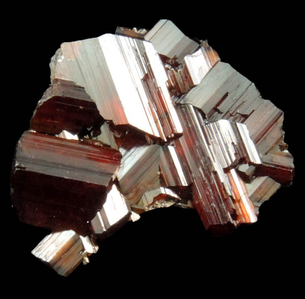 Rutile (twinned crystals) from Diamantina, Minas Gerais, Brazil